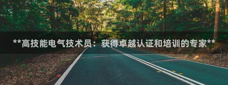凯发首页：**高技能电气技术员：获得卓越认证和培训